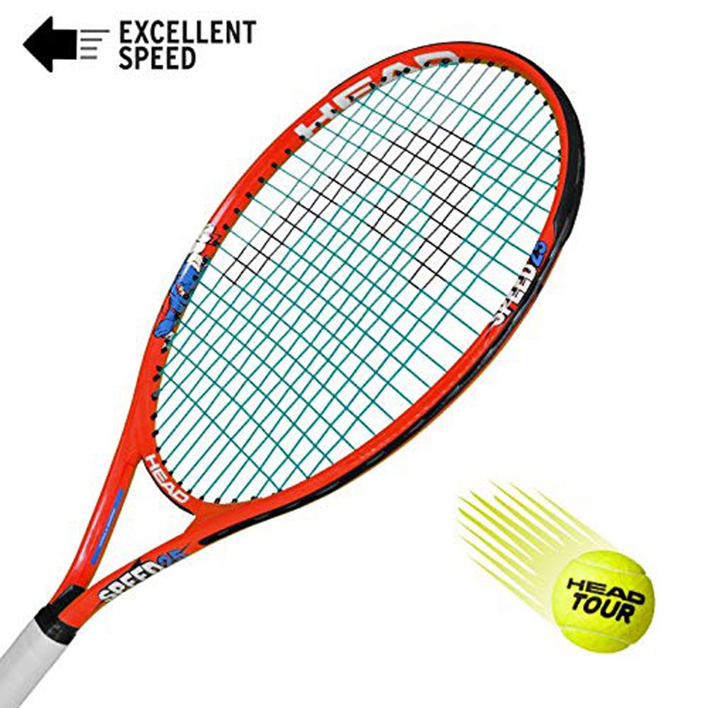 HEAD Speed 25 Graphite Strung Tennis Racquet for Juniors - Best Price online Prokicksports.com