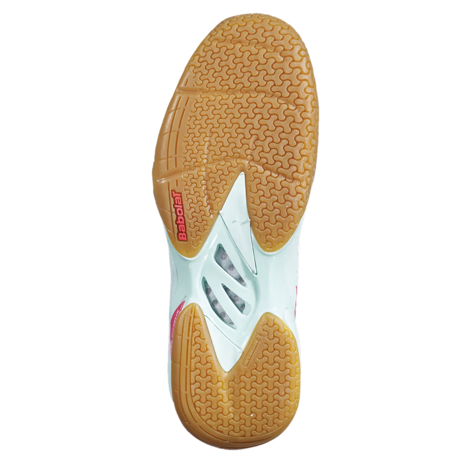 Babolat Shadow Spirit Women Badminton Shoe, White/Light Blue - Best Price online Prokicksports.com