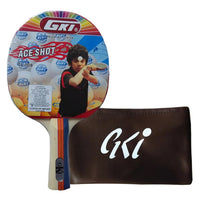 GKI Ace Shot Table Tennis Racquet with Cover - Best Price online Prokicksports.com