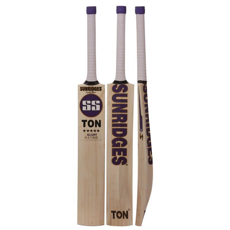 SS Ton Glory Retro Classic English Willow Cricket Bat - Best Price online Prokicksports.com