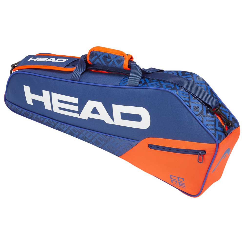 Head Core 3 Racquet Pro Tennis Kitbag - Blue/Orange - Best Price online Prokicksports.com