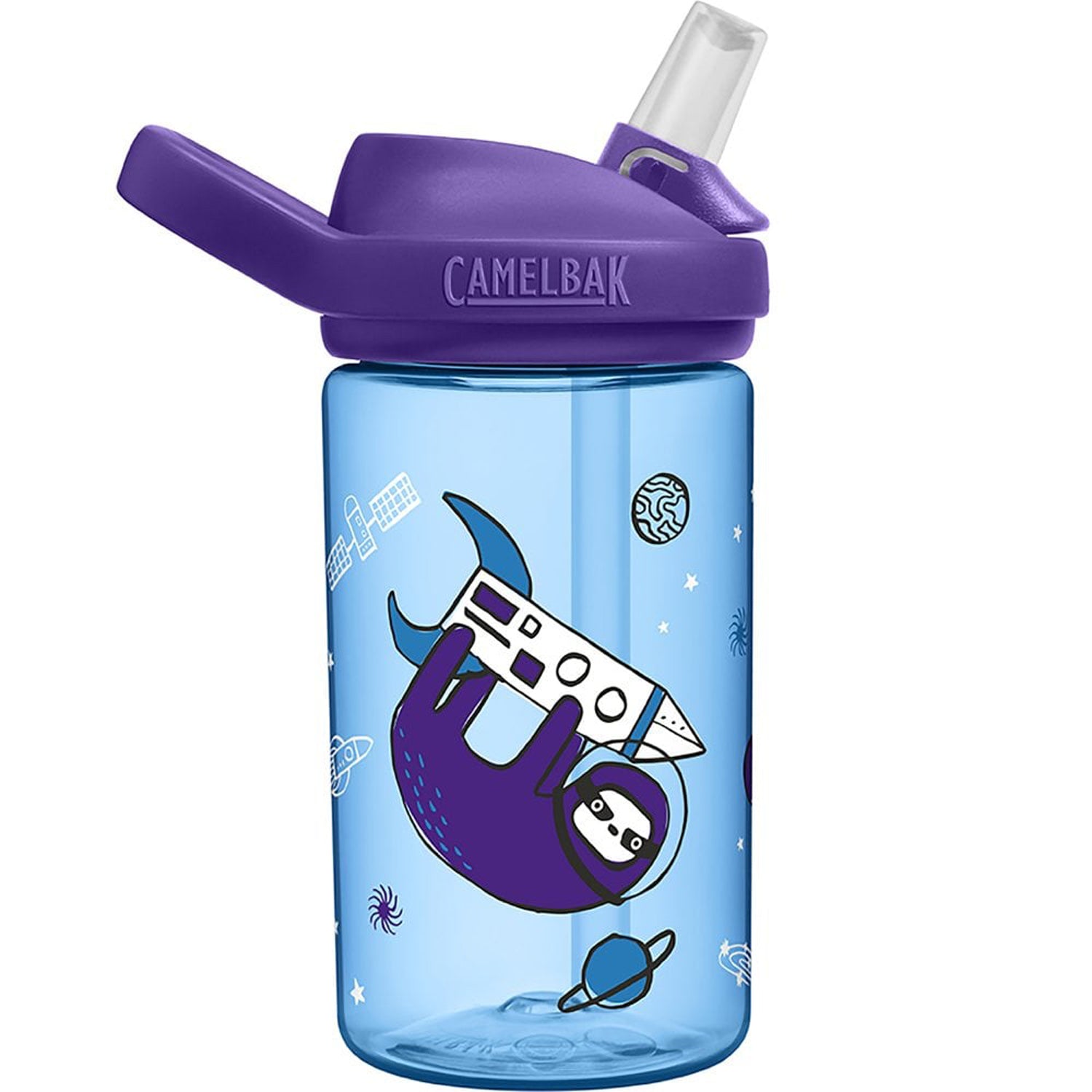 Camelbak EDDY+ Kids Bottle, Sloths in Space - 14OZ/400ML - Best Price online Prokicksports.com