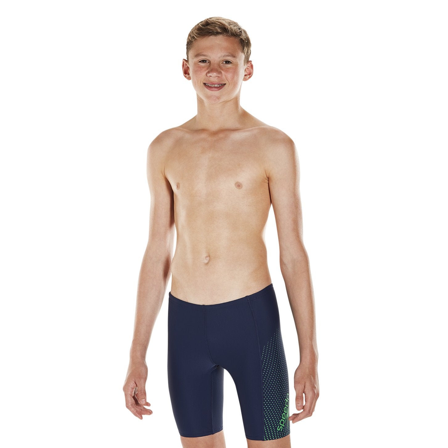 Speedo Boys Swimwear Fiesta Logo Panel Jammer - Best Price online Prokicksports.com