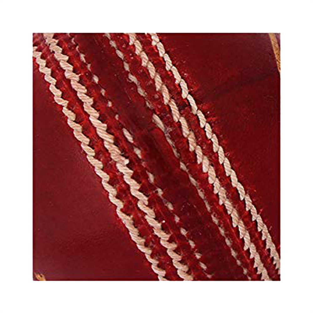 SG League Red Leather Cricket Ball for Professional Matches & Practice – Hand-Stitched, Four-Piece Durable Ball for Swing & Spin (1 PC) - Best Price online Prokicksports.com