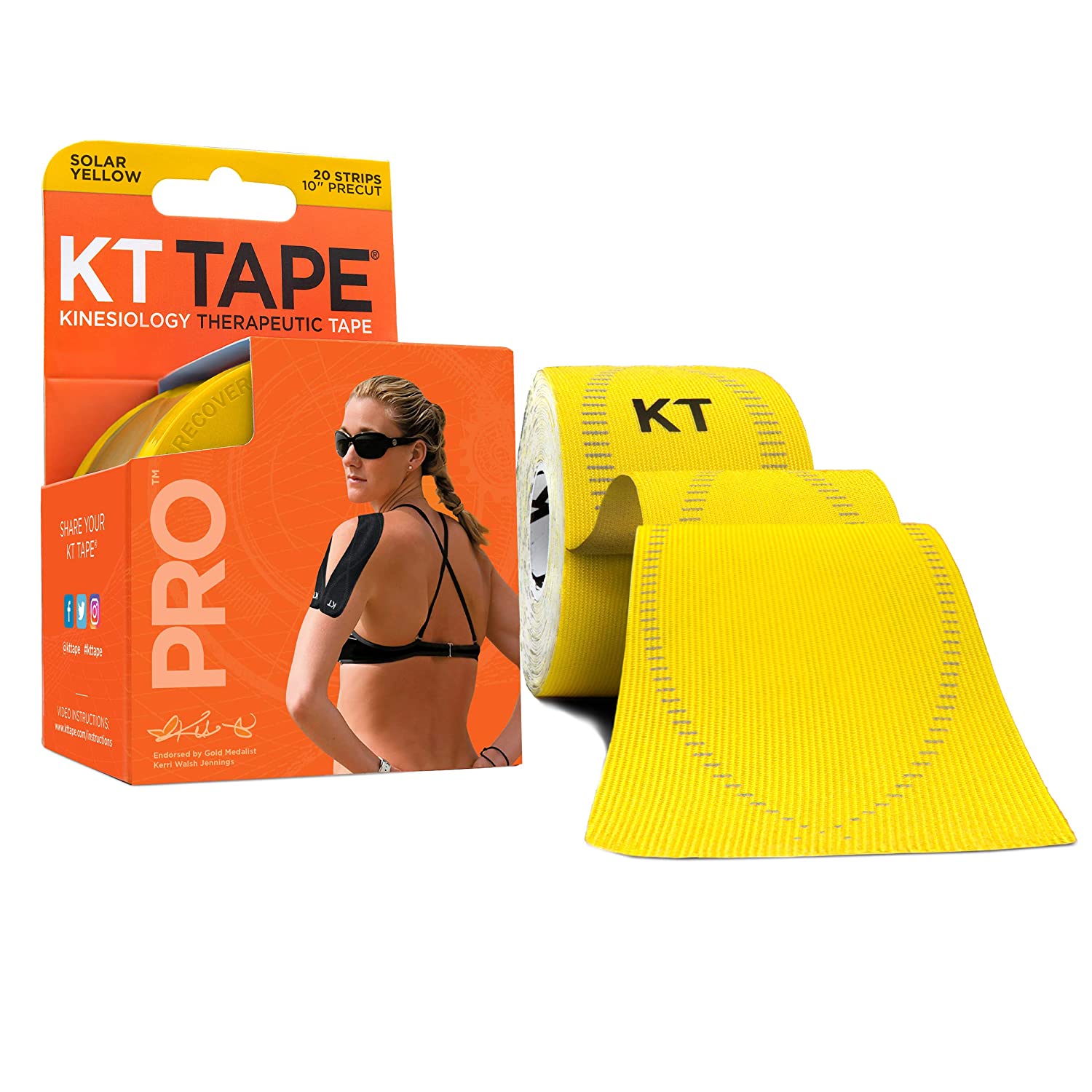 Li-Ning Pro KT Tape, Solar Yellow - Best Price online Prokicksports.com