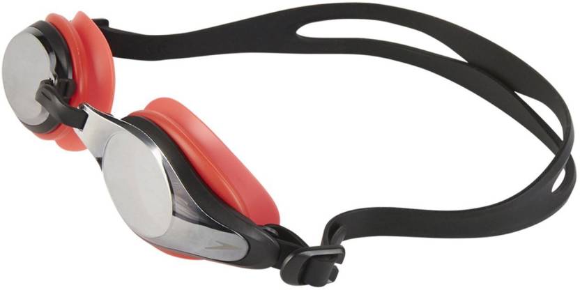 Speedo 811319B990 Blend Mariner Supreme Goggles (Red/Silver) - Best Price online Prokicksports.com