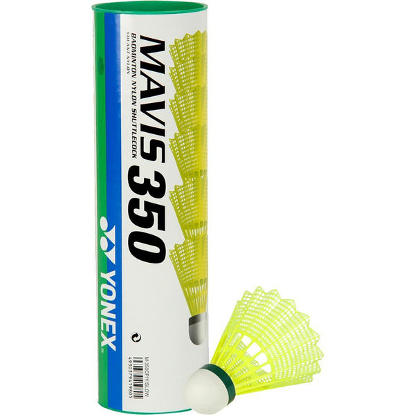 Yonex MAVIS 350 Green Cap Nylon Shuttlecock - 1 Can