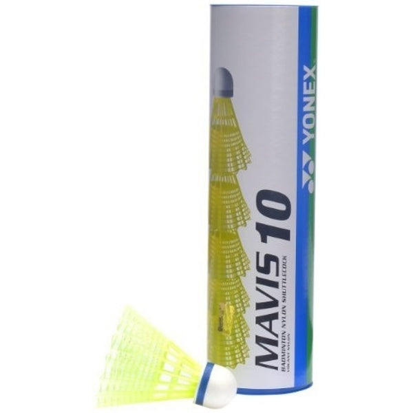 Yonex Mavis 10 Shuttle Cock (Yellow) - Blue Cap