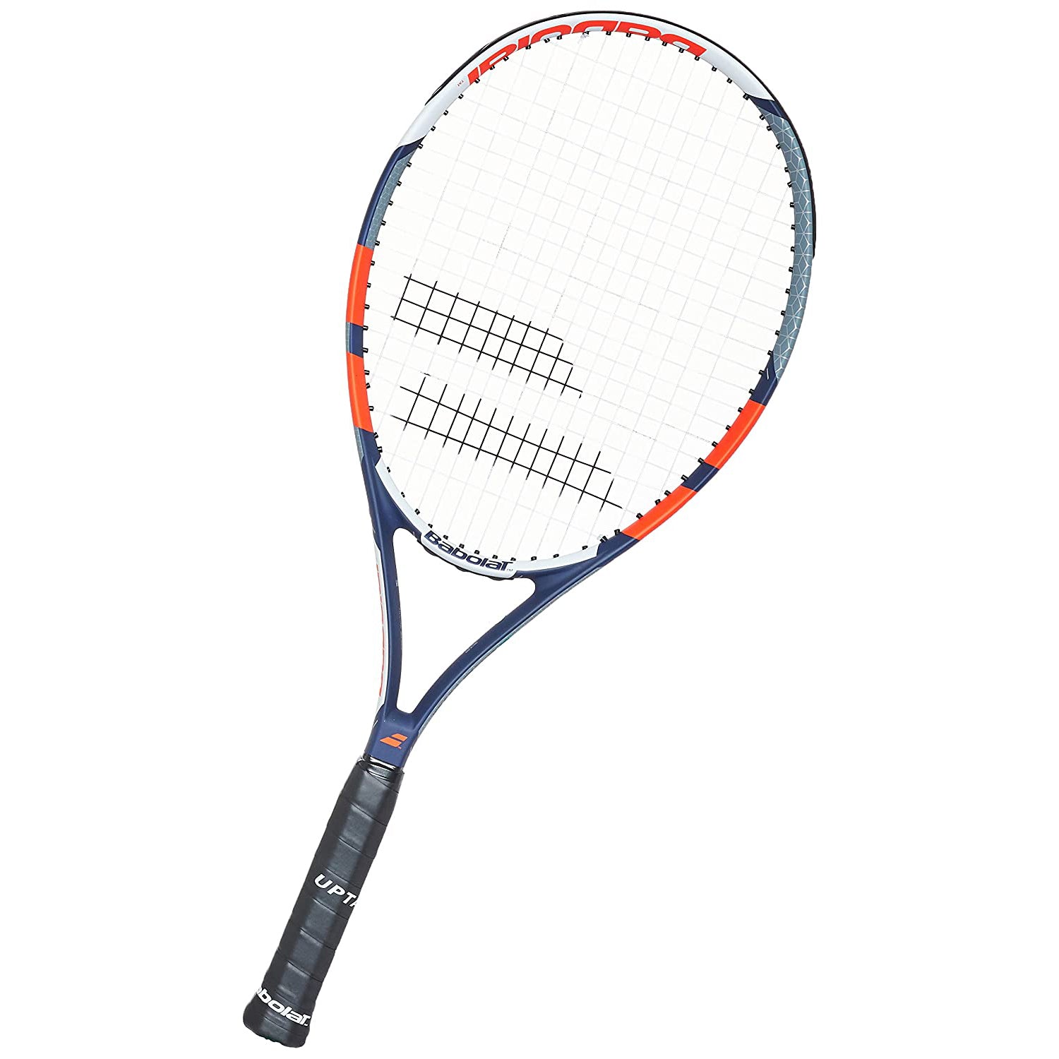 Babolat Pulsion 105 Strung Tennis Racquet Grey Red Blue White