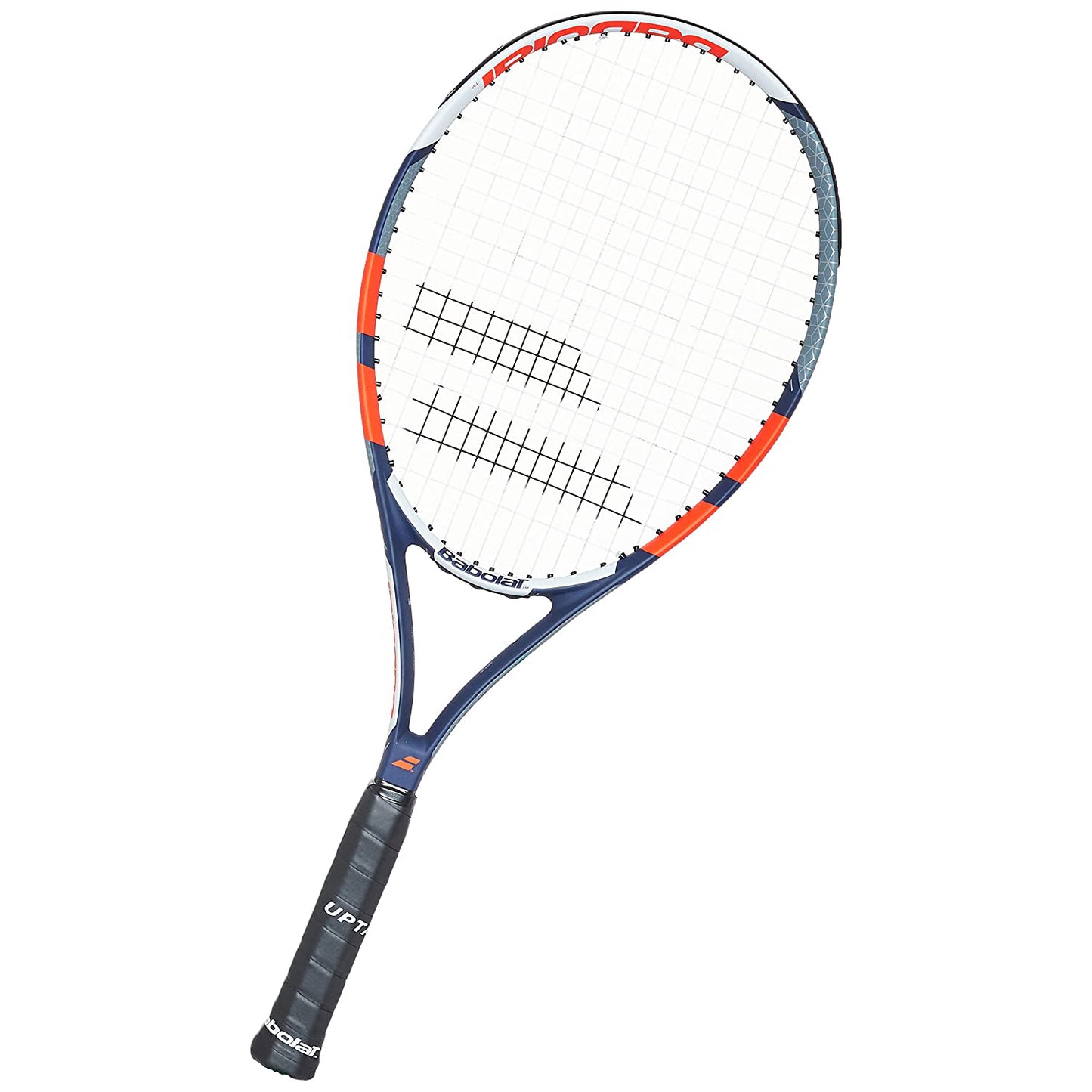 Babolat Pulsion 105 Strung Tennis Racquet - Grey/Red/Blue/White - Best Price online Prokicksports.com