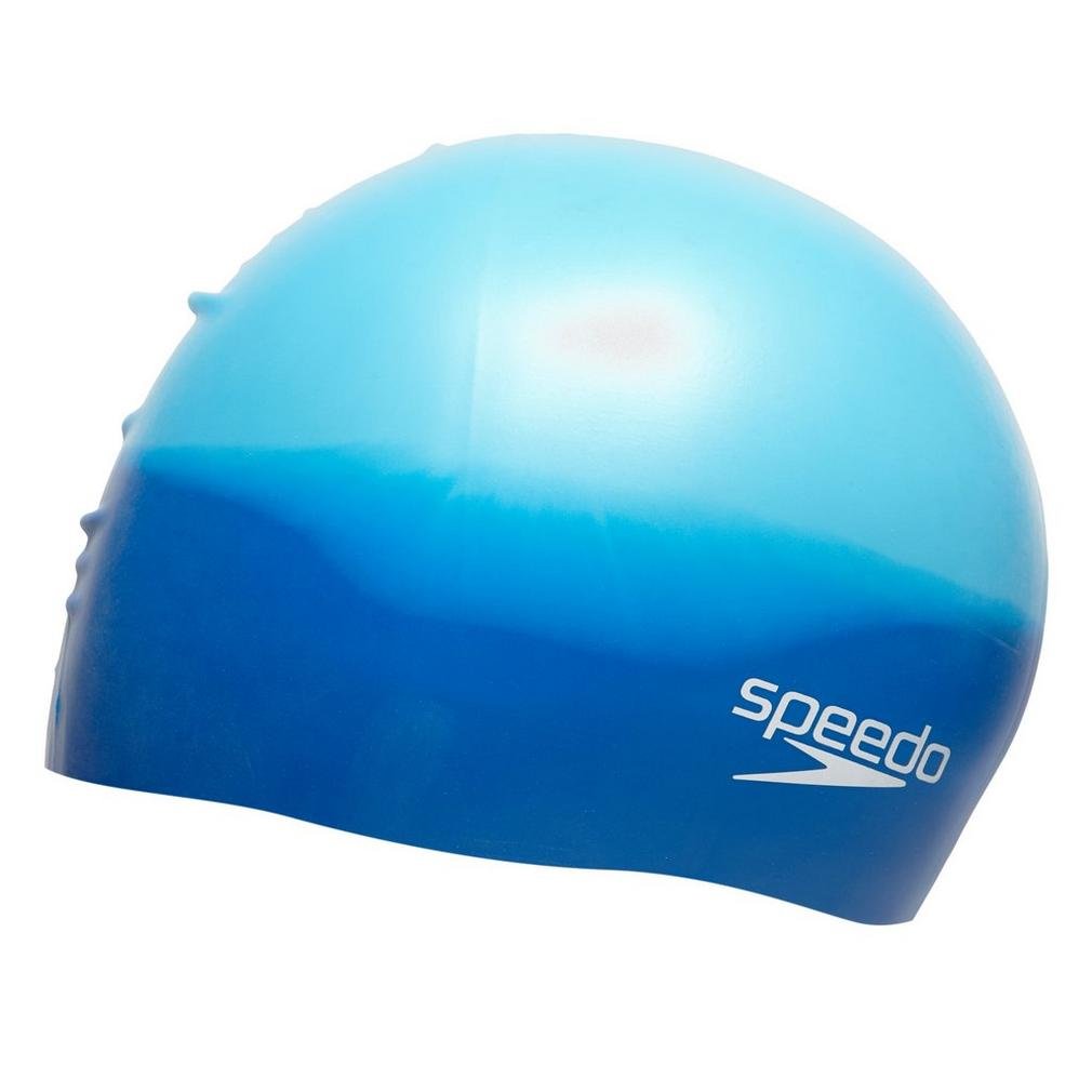 Speedo 806169B958 Multicolor Silicone Cap, Free Size (Neon Blue/Japan Blue) - Best Price online Prokicksports.com
