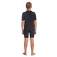 Speedo Short Sleeve Sun Top for Boys (Color: Fed Red/True Navy) - Best Price online Prokicksports.com
