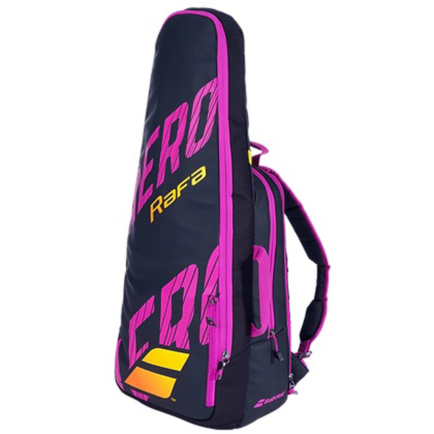 Babolat 753097 363 Pure Aero Rafa Backpack Black Orange Purple