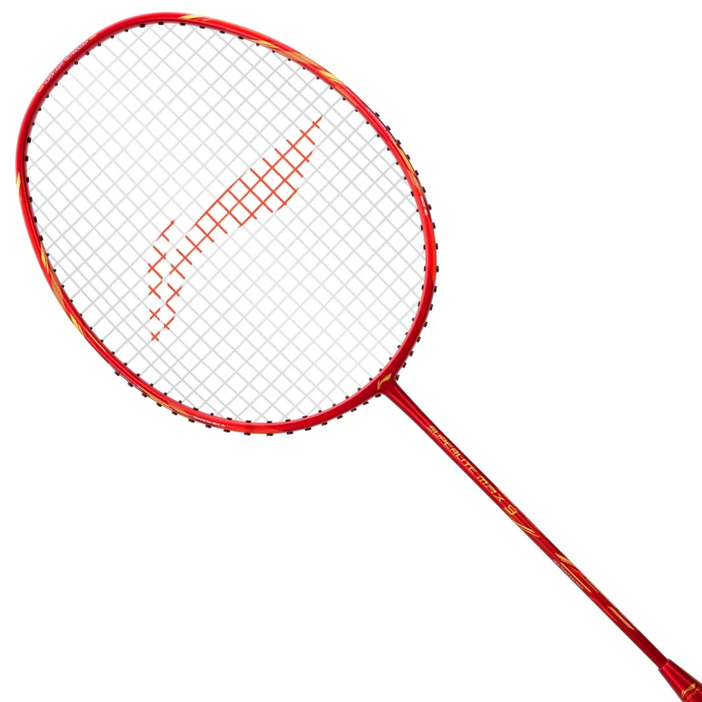 Li-Ning G-Force Superlite Max 9 Strung Badminton Racquet, Red/Gold - Best Price online Prokicksports.com