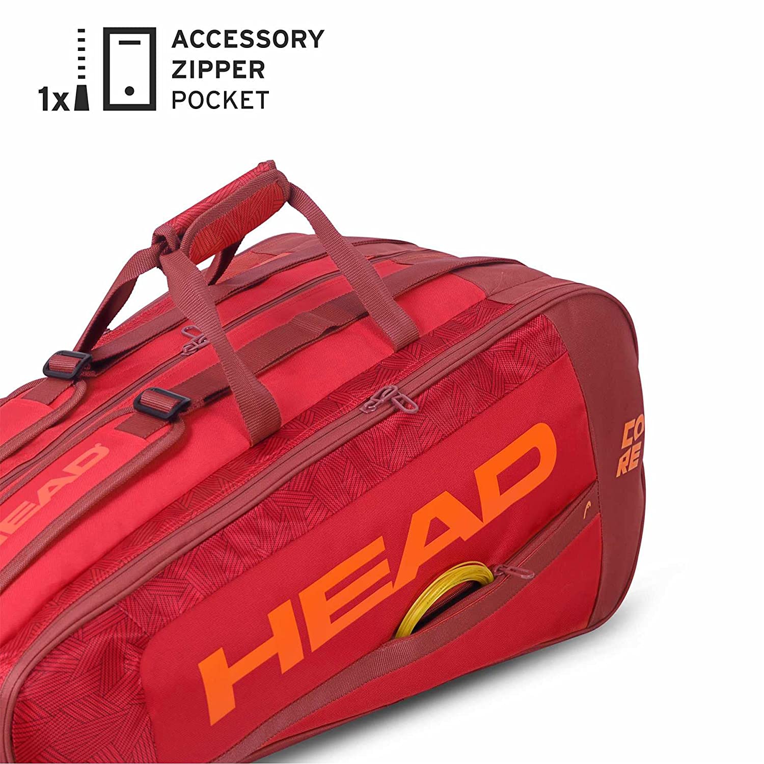Head Core 9R Supercombi Tennis Kitbag - RED - Best Price online Prokicksports.com