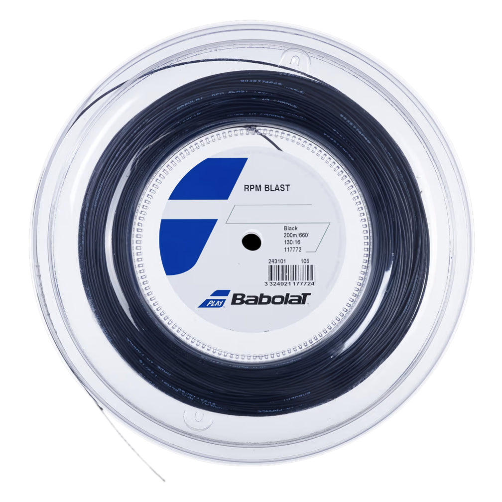 Babolat RPM Blast Tennis String Reel - Black - Best Price online Prokicksports.com