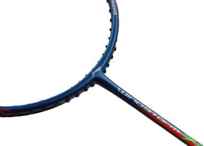 Li-Ning Windstorm 72 Unstrung Professional Badminton Racquet - Navy/Orange - Best Price online Prokicksports.com