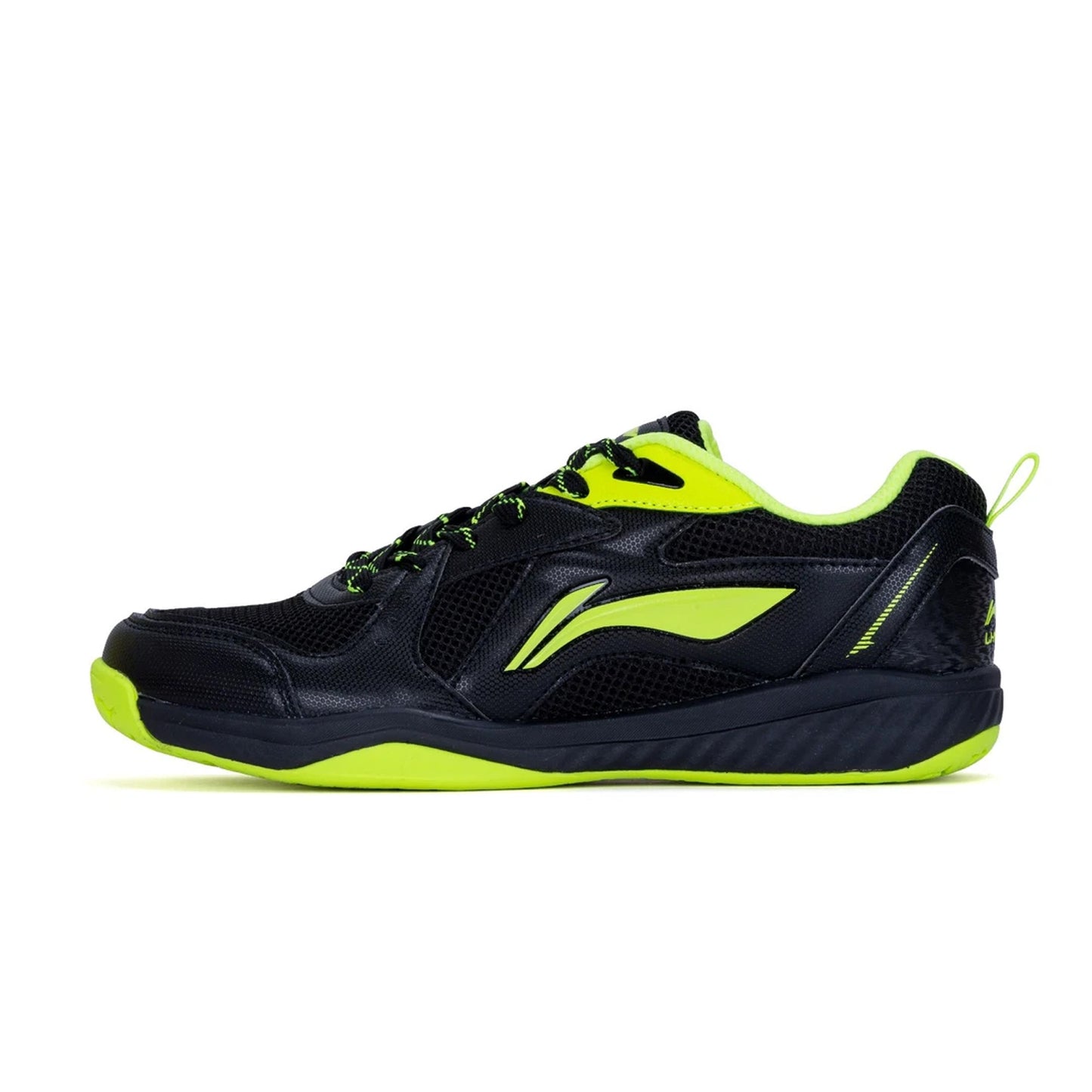 Li-Ning Ultra III Non Marking Badminton Shoe, Black/Lime - Best Price online Prokicksports.com