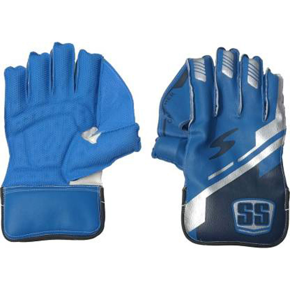 SS Catcher Wicket Keeping Gloves, Blue