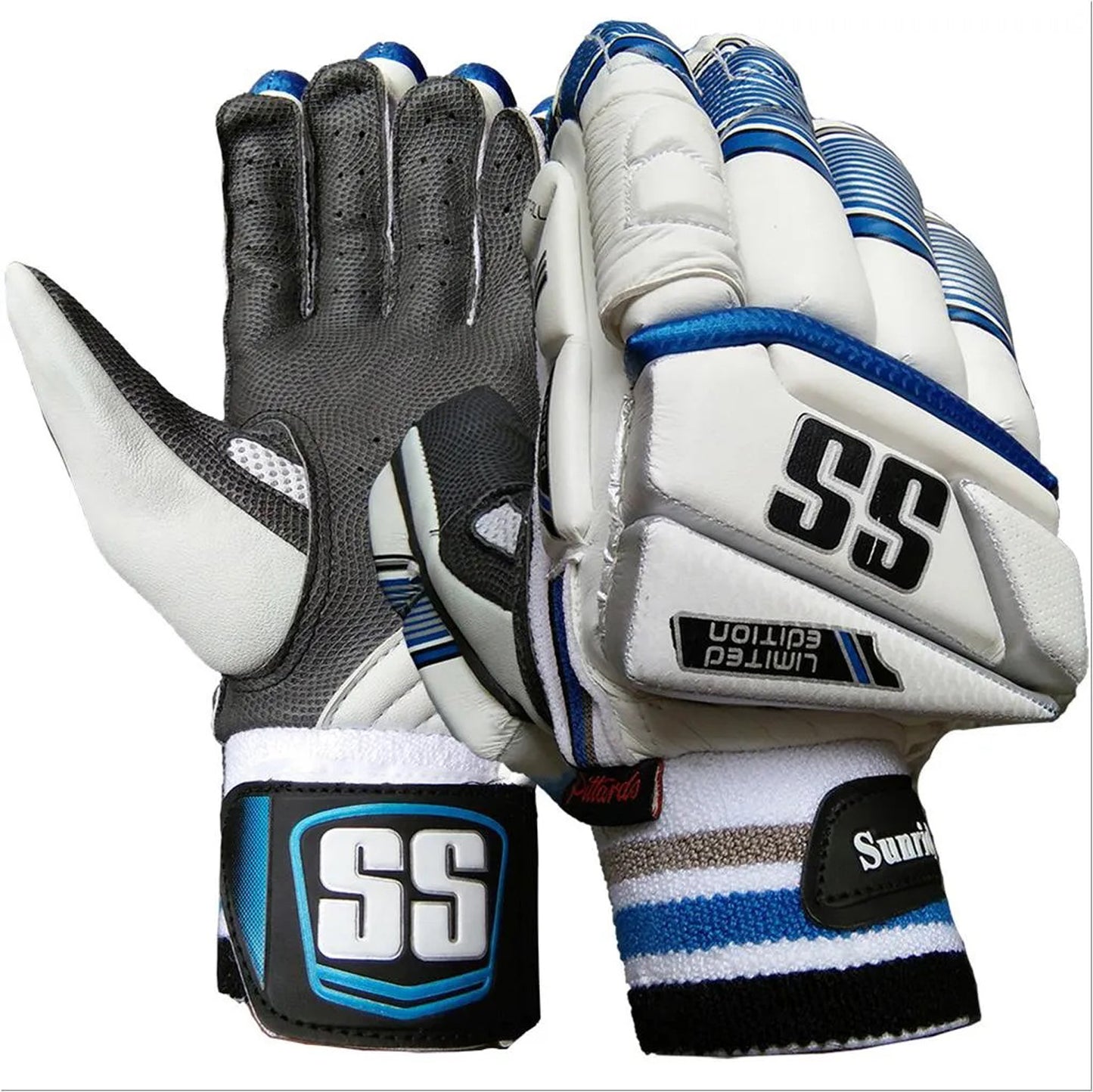 SS Limited Edition RH Batting Gloves, White/Blue - Best Price online Prokicksports.com