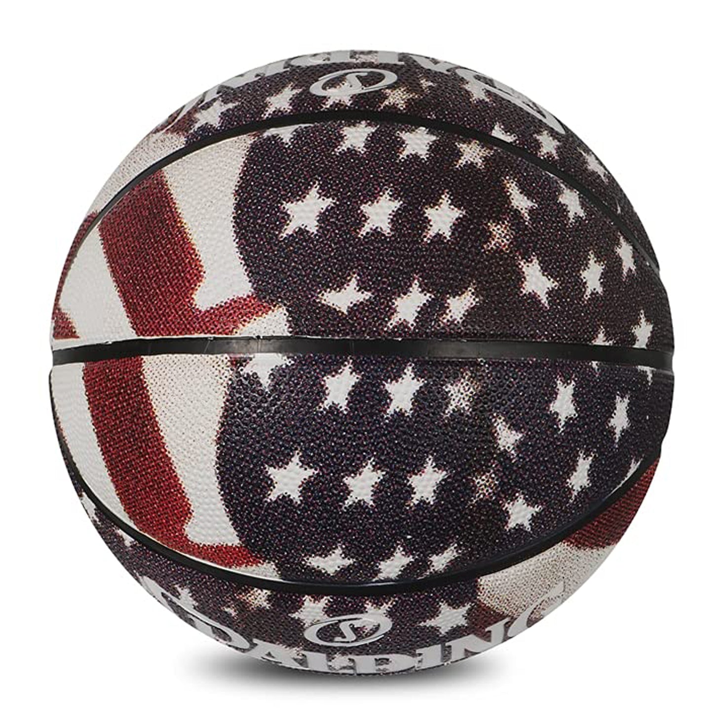 Spalding Star & Strips Basketball ,Multi color, Size 7 - Best Price online Prokicksports.com