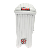 SS Stumper Wicket Keeping Legguard , White - Best Price online Prokicksports.com