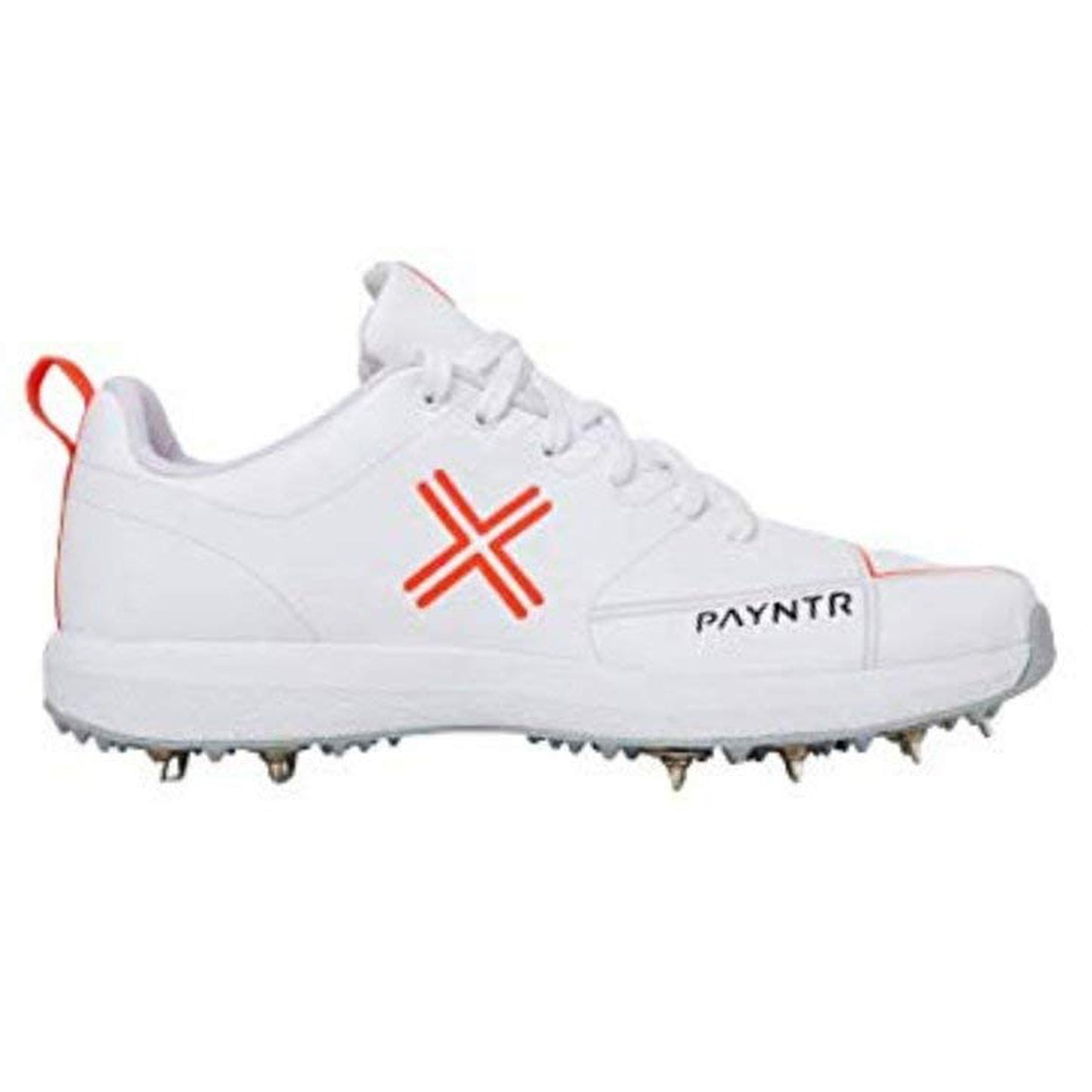 Payntr Spike Cricket Shoes, White - Best Price online Prokicksports.com