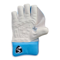 SG Supakeep Classic Wicket Keeping Gloves, Blue/White - Best Price online Prokicksports.com