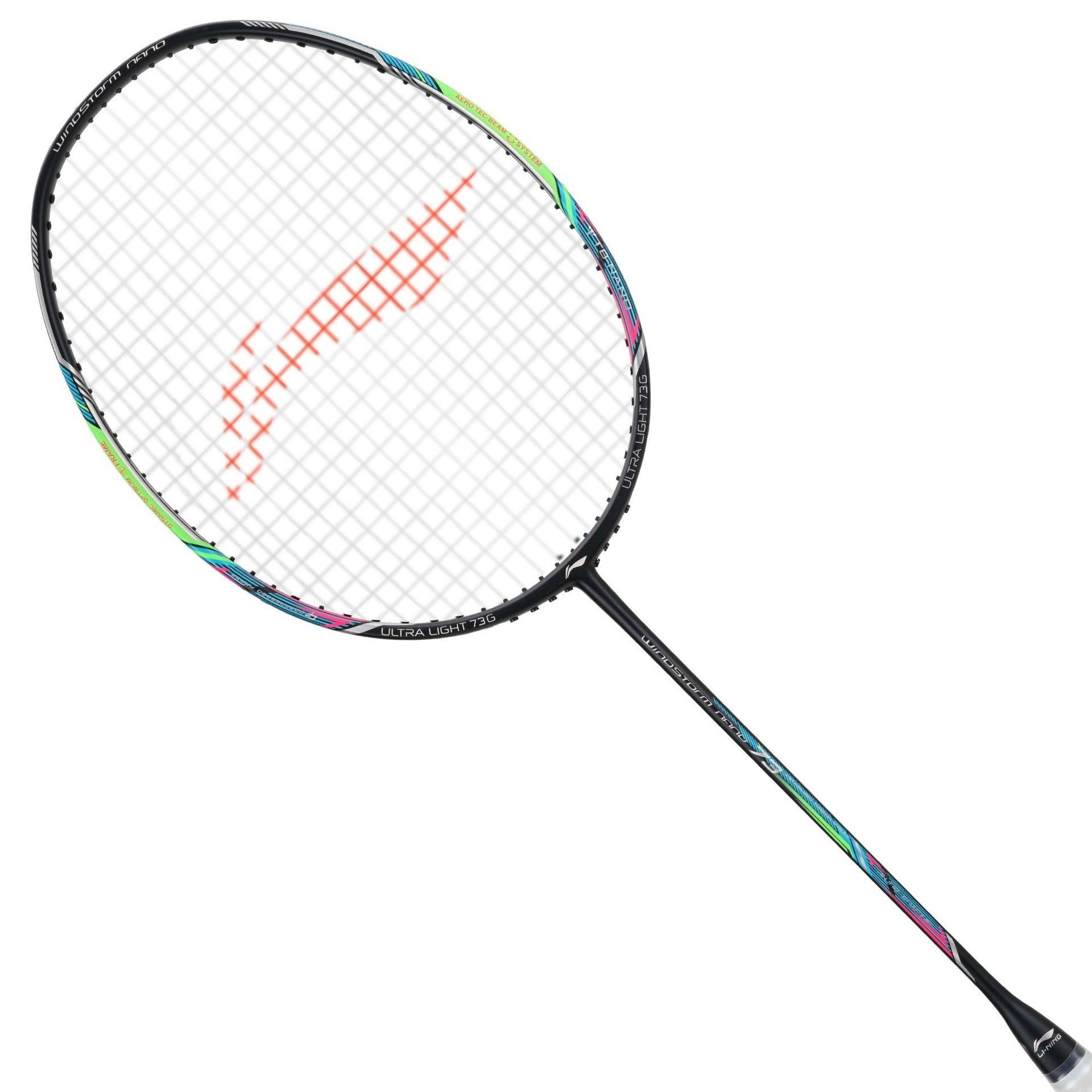 Li-Ning Windstorm Nano 73 Professional Badminton Racquet Unstrung Dark Purple/Pink - Best Price online Prokicksports.com