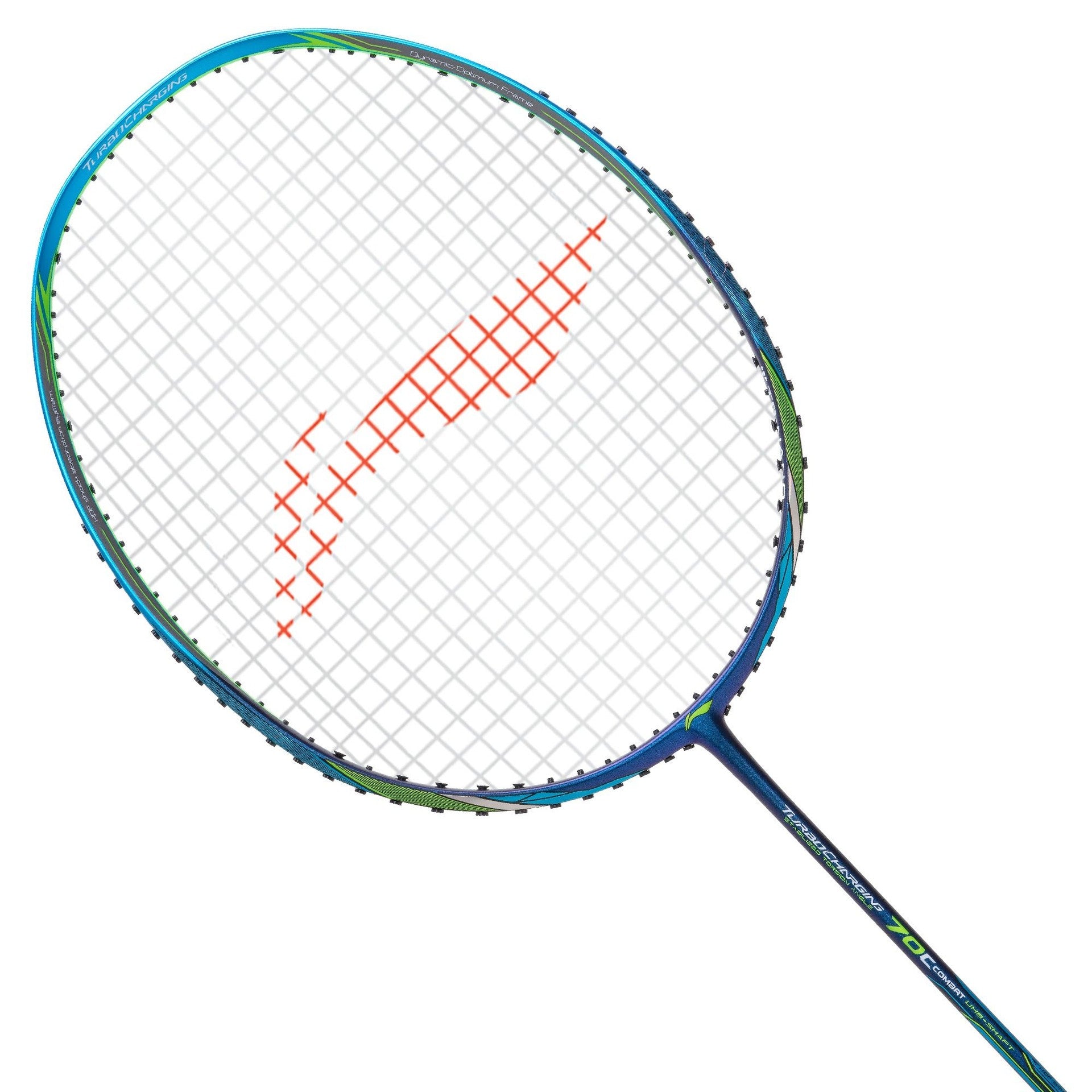 Li-Ning Turbo Charging 70C Combat Carbon Fibre Badminton Racquet - Glamour Blue - Best Price online Prokicksports.com
