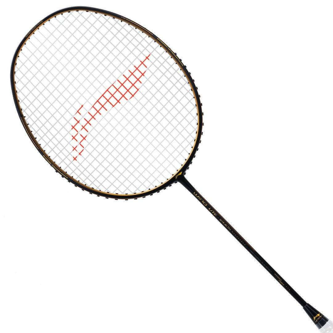 Li-Ning Wind Lite Stealth Strung Badminton Racket - 80 Grams - Best Price online Prokicksports.com