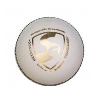 SG Test White Four- Piece Cricket Leather Ball, 1PC - Best Price online Prokicksports.com