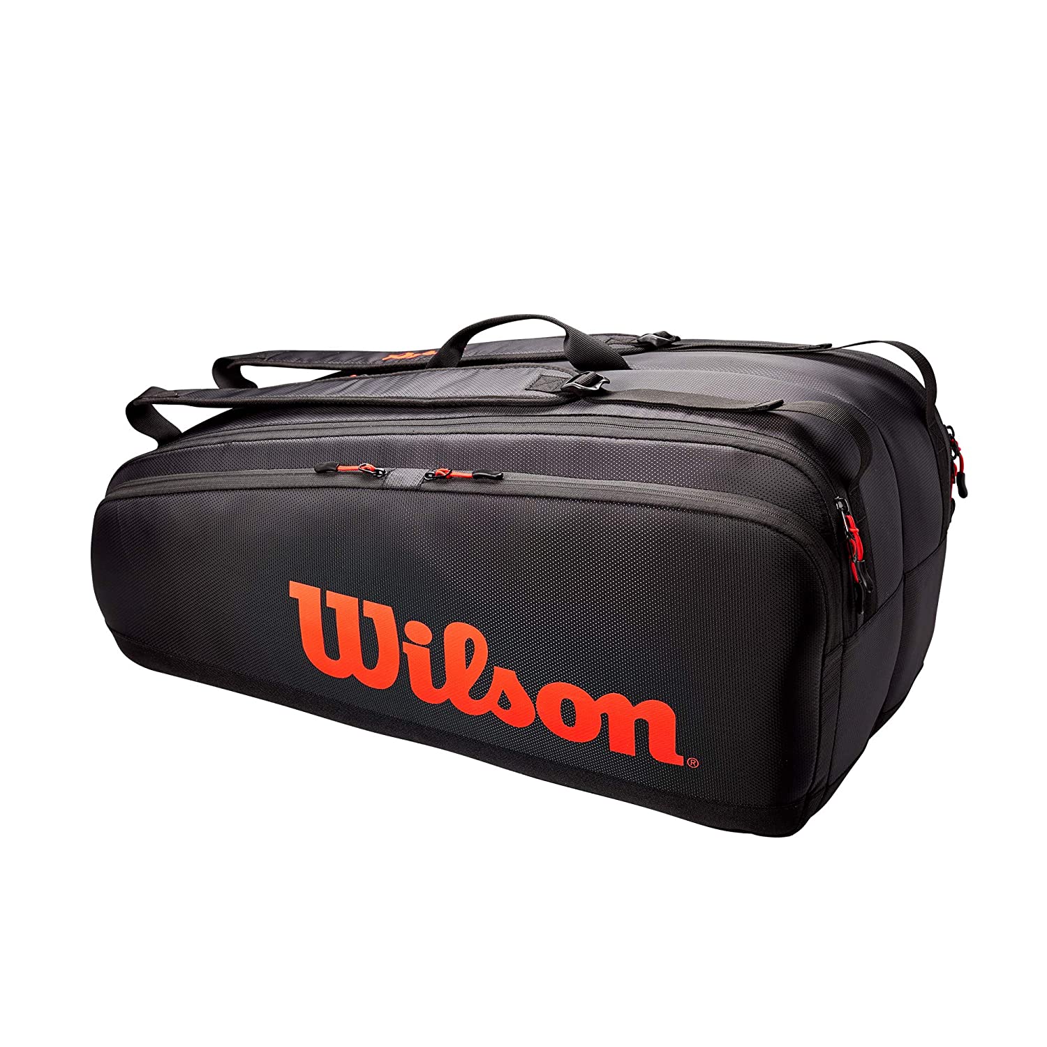 Wlson Tour 12 Tennis Bag, Red/Black - Best Price online Prokicksports.com