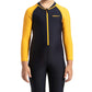 Speedo Color Block All in One Suit for Tots (True Navy/Mango) - Best Price online Prokicksports.com
