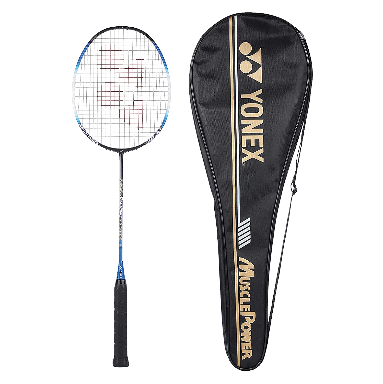 Yonex Muscle Power 22 Light Badminton Racket, Black/Blue - Best Price online Prokicksports.com