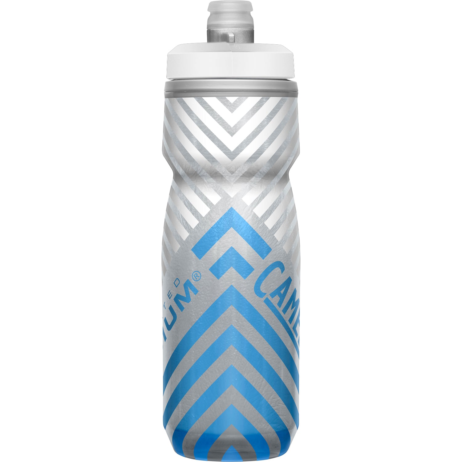Camelbak Podium Chill Outdoor Bottle, Grey/Blue - 21OZ/620 ML - Best Price online Prokicksports.com