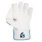 SG Supakeep Wicket Keeping Gloves, White/Blue - Best Price online Prokicksports.com